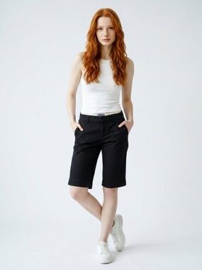 Vince Black Bermuda Shorts